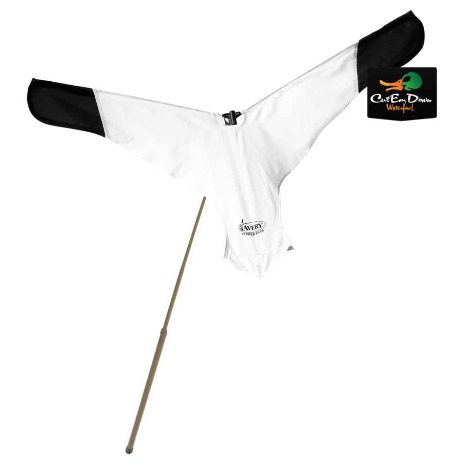 AVERY GREENHEAD GEAR GHG EXTENDABLE POLE W/ SNOW GOOSE POWER FLAG MOTION DECOY - Image 3 of 3