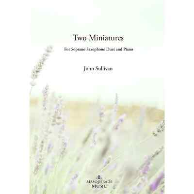 Zwei Miniaturen, Buch und CD, Sax - John Sullivan