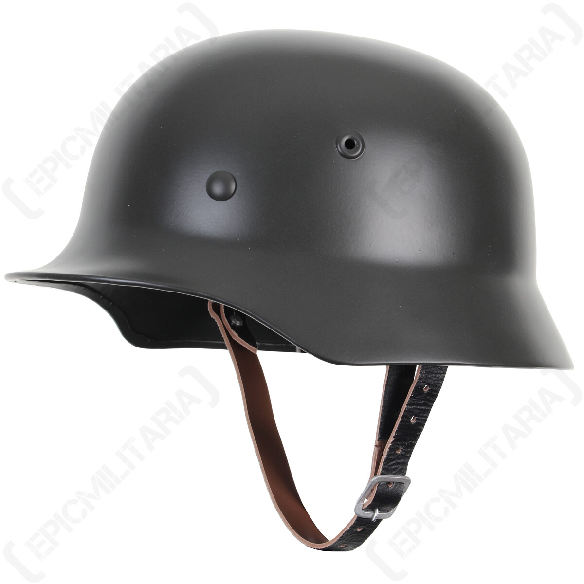 Reproduction WW2 German M40 Steel Helmet With Leather Liner - Army