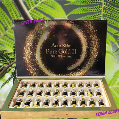 aqua gold glutathione Aqua Skin Pure Gold Anti Aging Brightening Serum EXP 2029 DHL EXPRESS SHIP