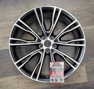 BMW X3 X4 2018 19 20 21 22 23 2024 86368 OEM rim 21 x 9.5 Rear CnC Char ...