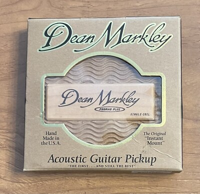 Dean Markley Promag Plus Single Coil Acoustic Guitar Pickup Open Box Ships Fast