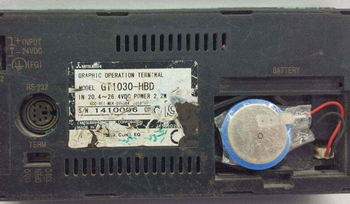 その他 MITSUBISHI GT1030-HBD MITSUBISHI GT1030-HBD GRAPHIC OPERATION TERMINAL GOT1000