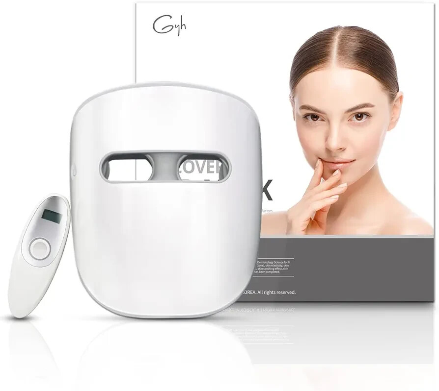 GYH LED Face Mask, Red Light Mask for Face, Wireless High Dose Red LED Mask