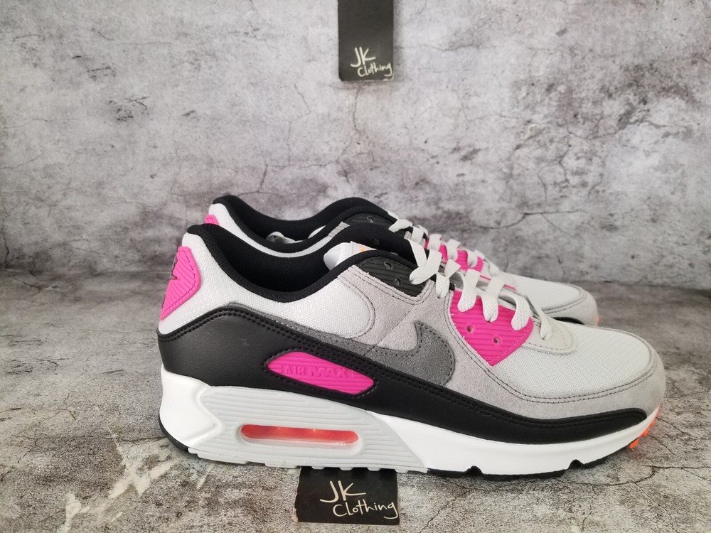Men's Size 10 Nike Air Max 90 Shoes Pure Platinum Cool Gray FN6958-003