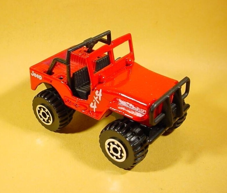 MATCHBOX RED JEEP 4X4 MB 5-D23 LOOSE