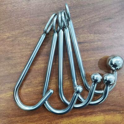 Edelstahl Analplug Stahl Anal Hook Plug Halsband Anal Plug Stecker Haken  Couples