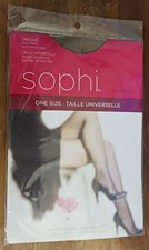 Vintage One Size Beige Sophi Panty Hose Day Sheer Reinforced Toe New in Package