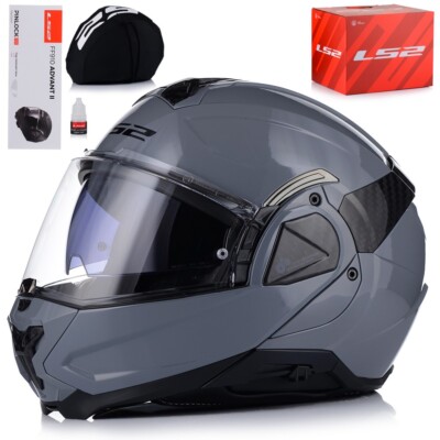 LS2 FF910 ADVANT II 180° Solid Nardo Motorradhelm - Klapphelm + Pinlock XS - 3XL