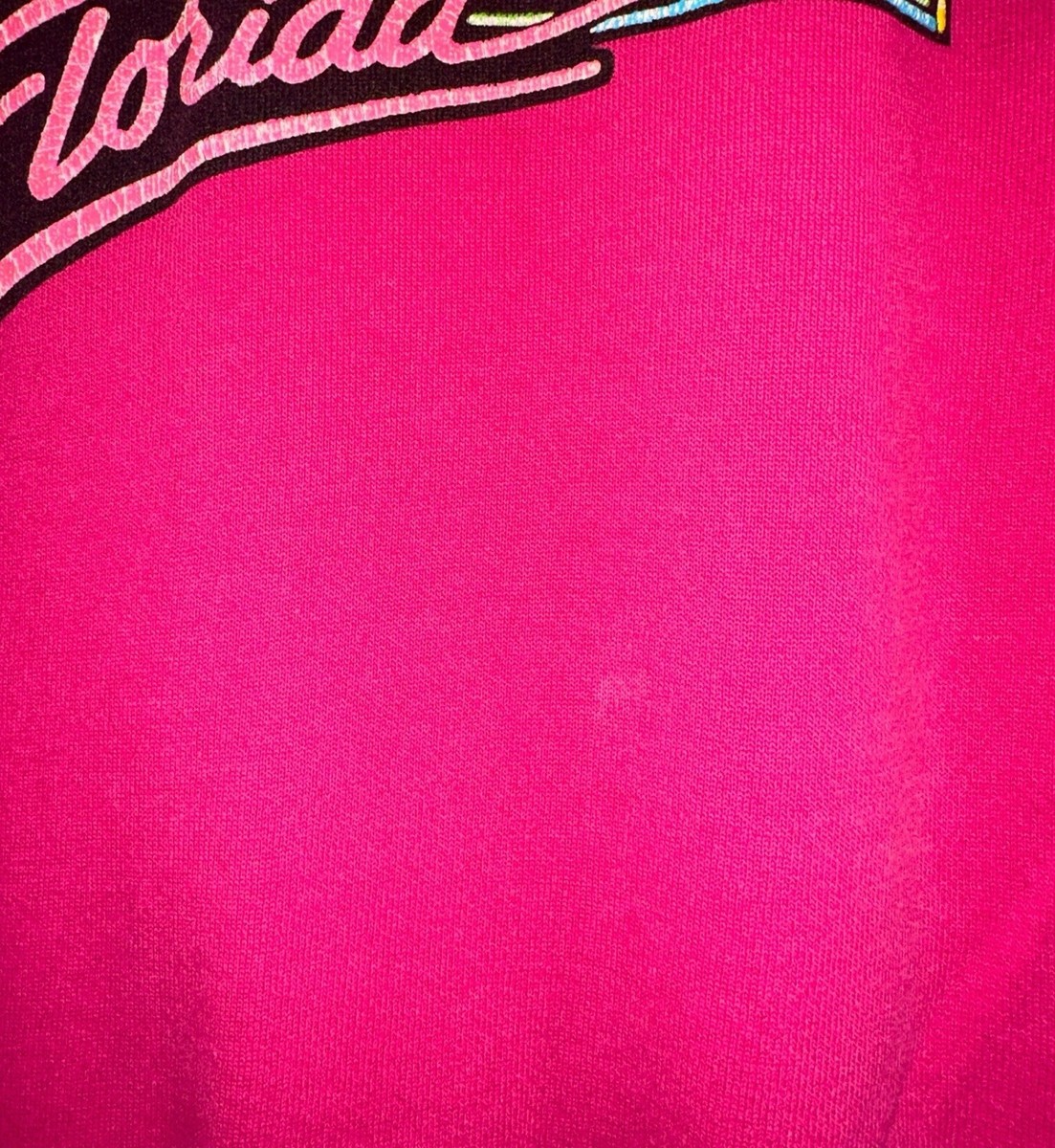 Vtg 80's Universal Studios Florida Puff-Print Sweatshirt