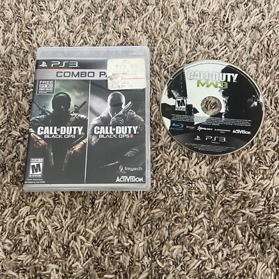 Call Of Duty: Black Ops & Modern Warfare 3 MW3 Playstation 3 PS3 Missing Ops II