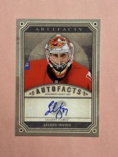 Leland Irving 2013-14 Upper Deck Artifacts Autofacts Auto Autograph