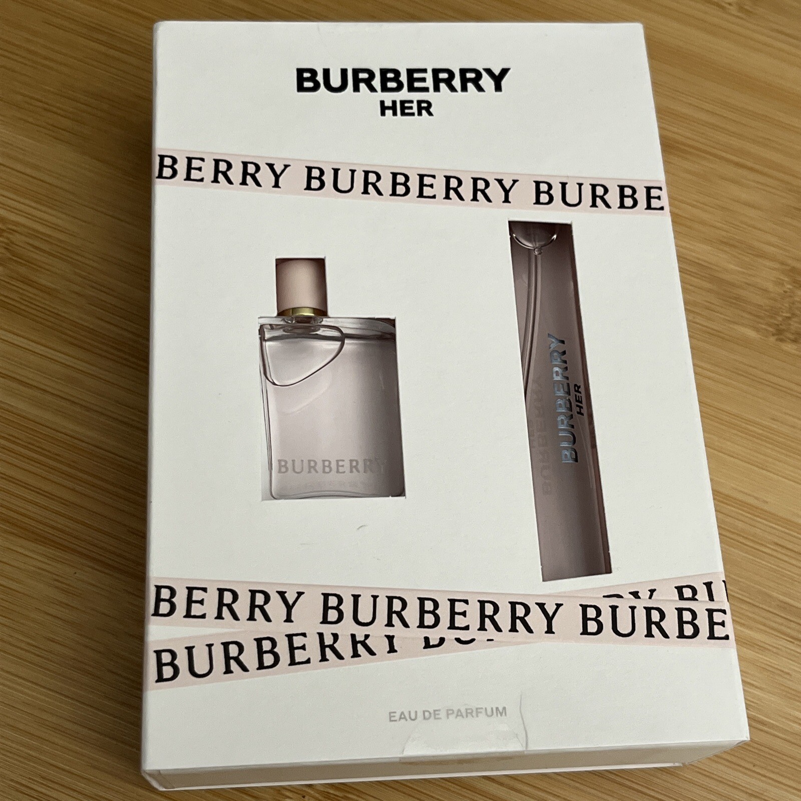 BURBERRY HER EAU DE PARFUM 5ml/0.16 oz. & 10ml./0.33 oz. NATURAL SPRAY VAP