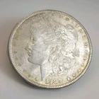 1889 P Morgan Silver Dollar $1 Coin 0.9 Fineness AU/MS slider