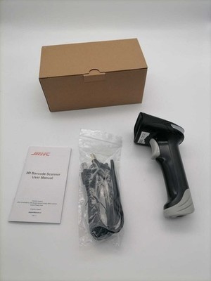 JRHC 2D QR Barcode Scanner USB Handscanner Plug & Play für 1D/2D Codes