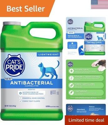 12 lbs of Powerful Antibacterial Cat Litter for a Sanitary Home Environment