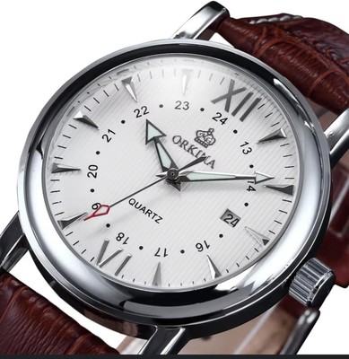ORKINA  Men's Watch With Date Indicator Works / New