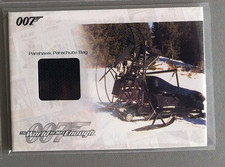 2010 James Bond Heroes and Villains JBR4 Parahawk Parachute Bag Relic Card
