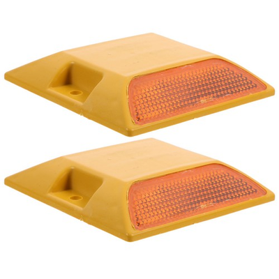 #ad #ad 2 Pcs Traffic Safety Road Markers Driveway for Marking Reflective $18.96
