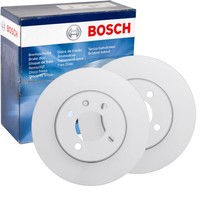 2X Bosch Bremsscheiben Ø256Mm Vorne Passend FÜR Seat Inca VW Caddy Golf Passat