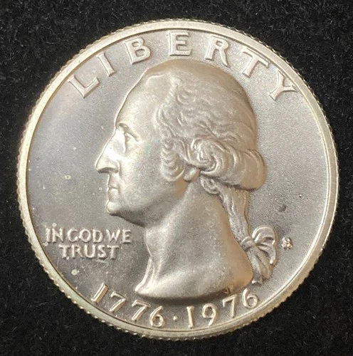 1976-S Silver Bicentennial Quarter Satin Proof Gorgeous Coin!