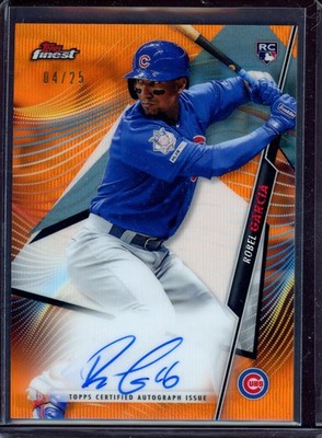 ROBEL GARCIA ~ 2020 Topps Finest Orange Wave Autograph #FA-RG AUTO (#4/25)