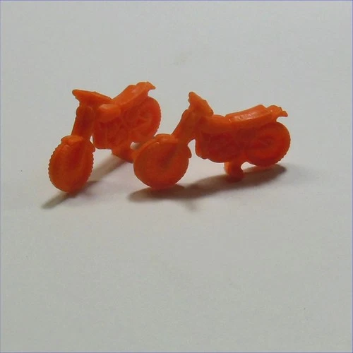 Matchbox Lesney 60e Holden Pickup Pair of Orange Motor Bikes