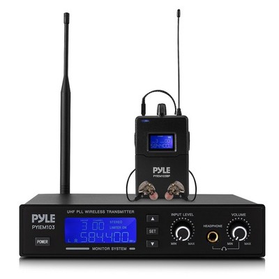 Wireless IEM System Pyle Pro Metal Bodypack 220 Freq