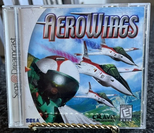 SEGA Dreamcast AeroWings w/ Manual, Nice!