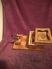 VINTAGE WOODEN DUCK MECHANICAL CIGARETTE DISPENSER — photo 4