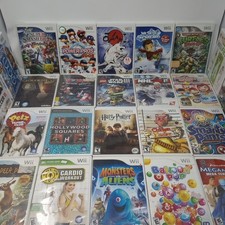 Lot Of 25 Nintendo Wii Games With Cases Many With Manuals UNTESTED