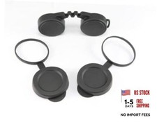 10x42 Rubber Lens Caps for Binoculars Rainguard,Objective Optics Protection