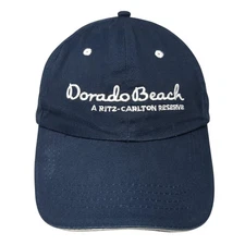 Dorado Beach A Ritz-Cartlon Reserve Baseball Cap Blue One Size Adjustable Cotton