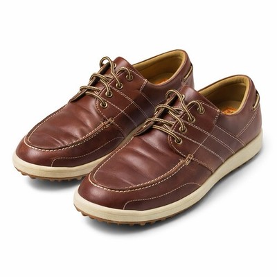 Footjoy Contour Casual Spikeless Golf Shoes Brown Leather 54244 Mens Size 9.5 M FootJoy Men main image 4
