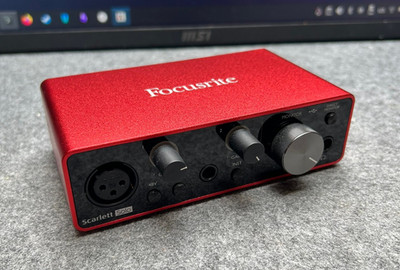 Focusrite Scarlett Solo 3rd Gen   USB Audio Interface   Top Zustand