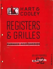 1953  Hart & Cooley  Registers & Grills  Catalog  No. 52   8" x 11"
