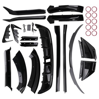 Front Splitter Rear Diffuser Skirt Bodykit Full Body Kit For Tesla Model 3 24-25