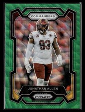 2023 Panini Prizm #298 Jonathan Allen Green Wave