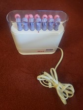 Vintage Conair Hot Sticks 14 Rollers Curlers Model HS18R Tested Working 2 Sizes