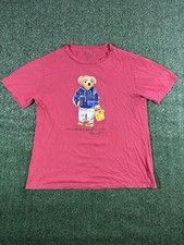 Polo Ralph Lauren Boys' Red Polo Bear T Shirt Big Kid XL 18-20