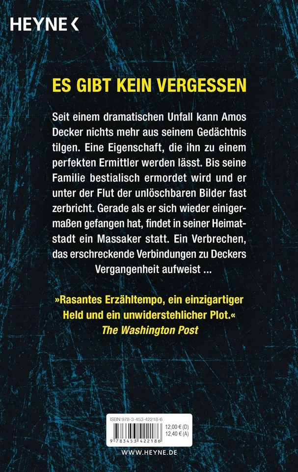 David Baldacci  Memory Man: Thriller (Die Memory-Man-Ser (Paperback) (UK IMPORT) - Image 3 of 4