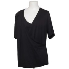 H&M Mama, Still-Top, Größe: XXL, Schwarz, Baumwolle/Elasthan, Einfarbig #Q1y