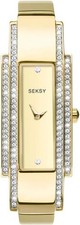 Image of Seksy By Sekonda Ladies Watch with Gold Dial and Gold Strap 2737