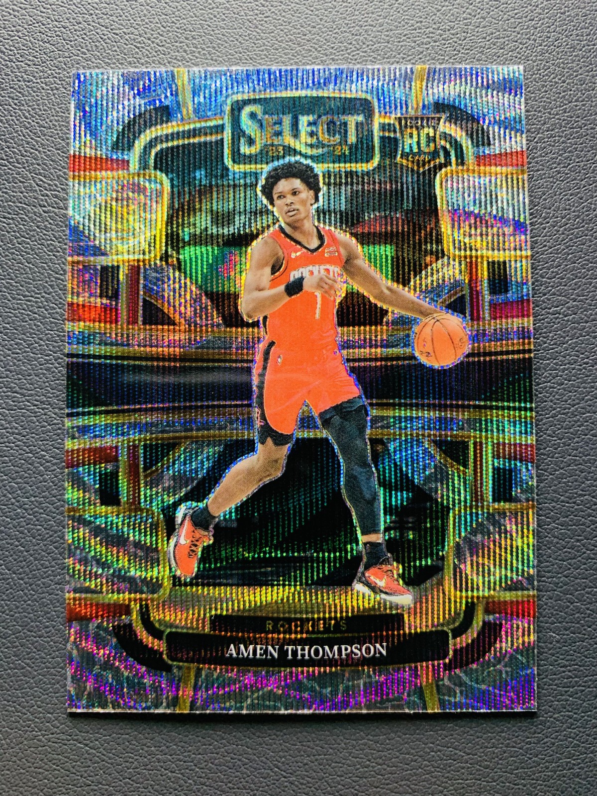 2023-24 Panini Select Amen Thompson #96 RC Rookie Elephant Prizm SSP