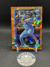 2025 Topps Chrome Sapphire - Leo Jimenez Orange Refractor /25 (RC) Blue Jays