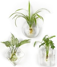 Wall Planter Propagation Stations Hanging Glass Terrariums Vase Container for Pr