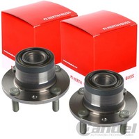 2X Herth+Buss RADLAGER-SATZ Hinten Beidseitig Passend FüR Mazda 323 Demio MX-3