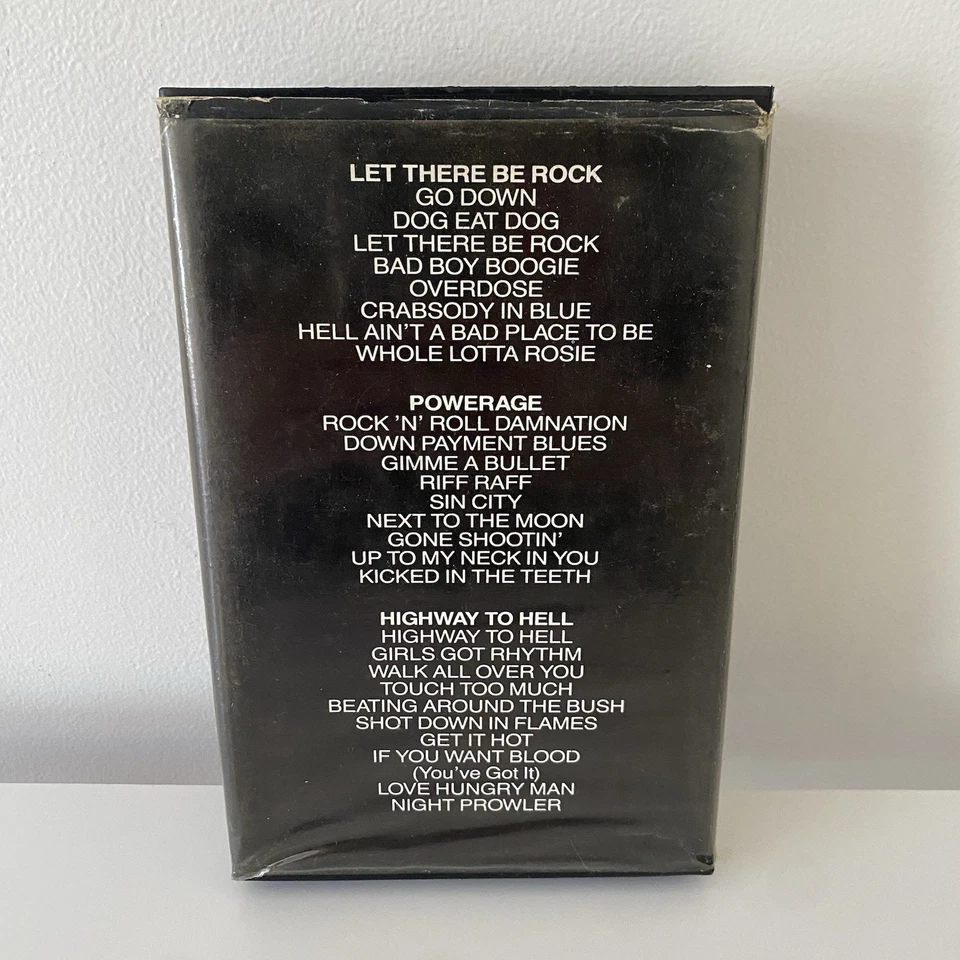 AC/DC Vol. 1 Box Set Cassette 6 Tape Set Albert Productions/EMI TC-ACDC 1 - Image 2 of 4