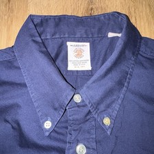 Vtg 50s 60s Mens Arrow Shirt Sanforized Wash and Wear Cum Laude Taper MCM Large