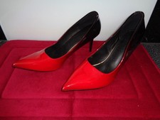 high heels heel pumps Größe 45 schwarz rot ...